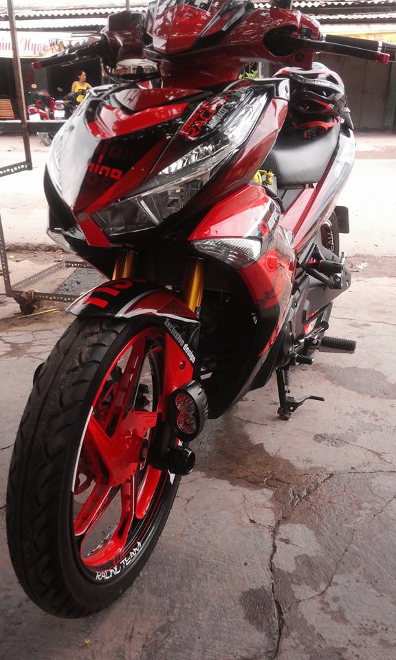 Sơn tem đấu Exciter 150 cực đẹp và độc đáo