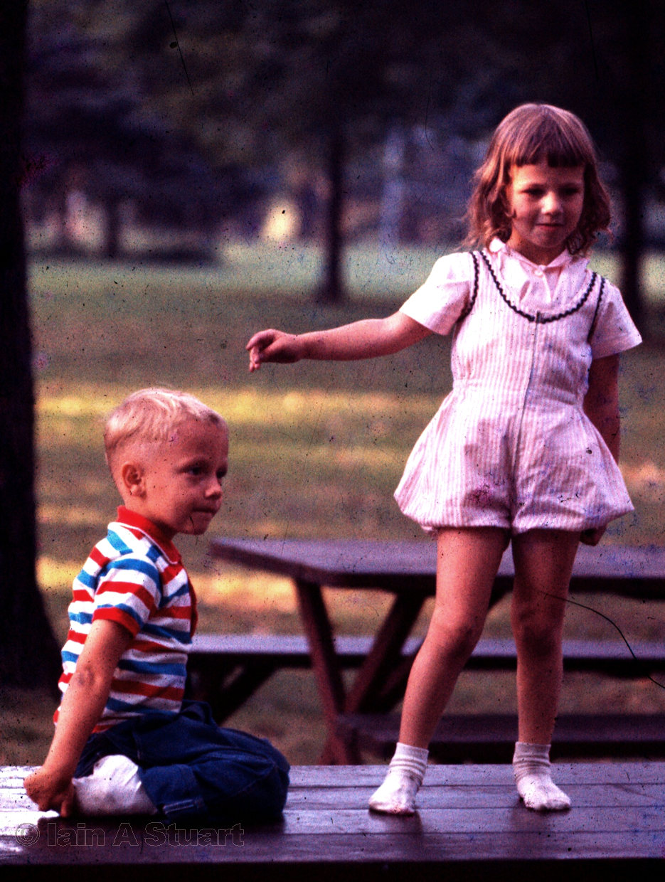 The Slide Guy On The Picnic Table