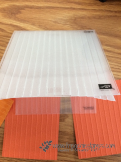 Embossing Folder solution, No more cracking cardstock, Stampin'Up!