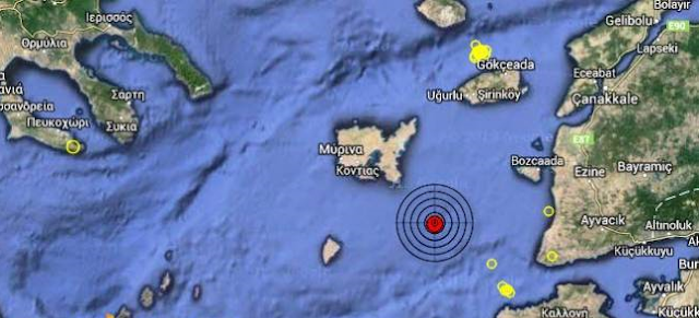 Τώρα: Ισχυρός σεισμός στο βόρειο αιγαίο