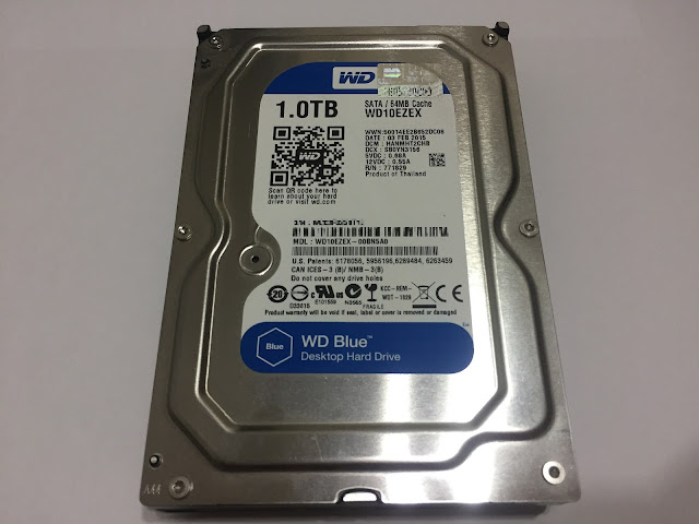 review of western digital blue 1tb hdd 10ezex unboxing treatment
