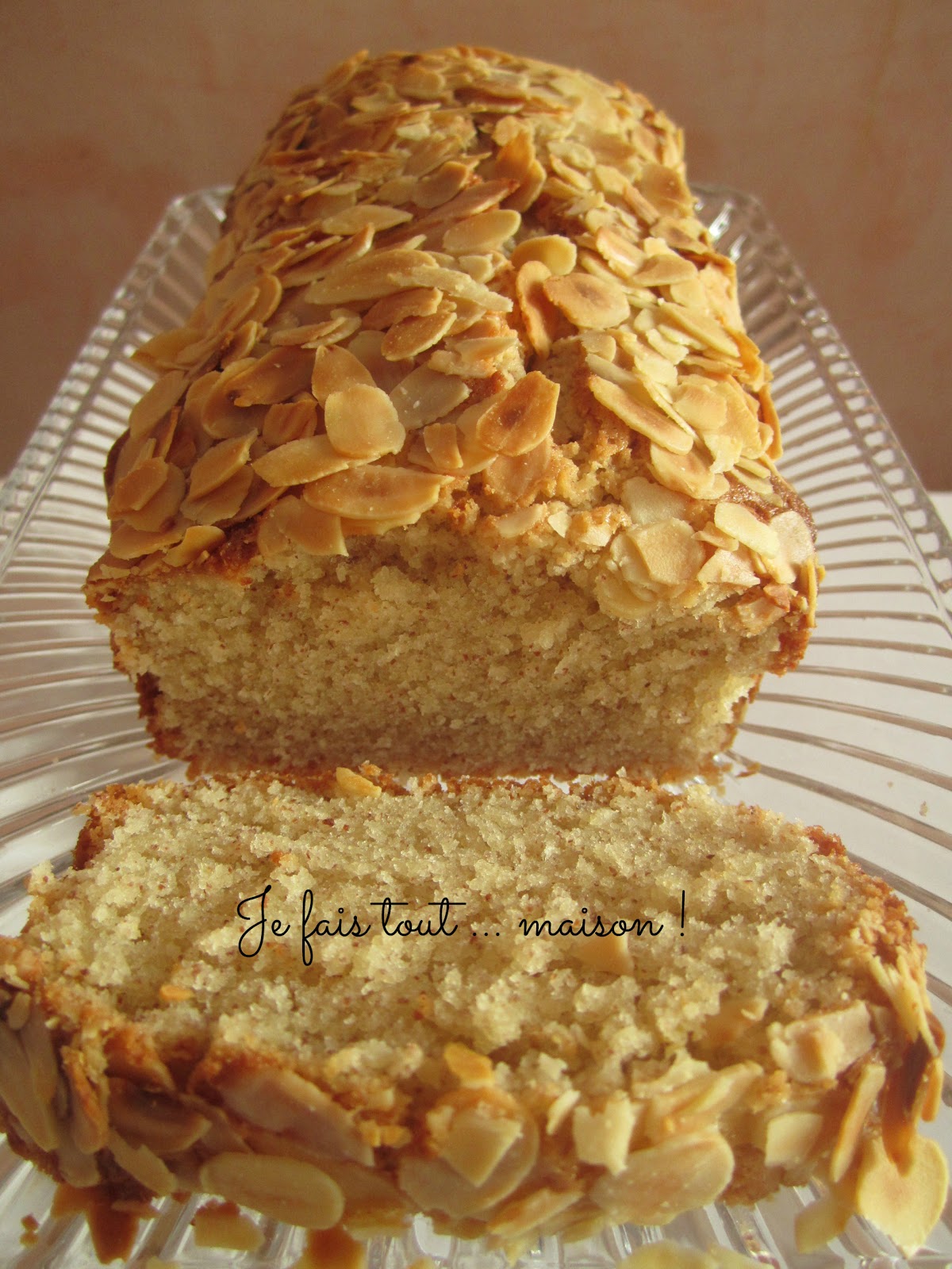 Je fais tout maison ! Cake à la pâte d'amandes et à la fleur d'oranger