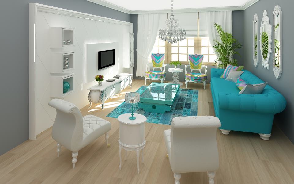 nur fashion RENKLİ EV DEKORASYONLARI