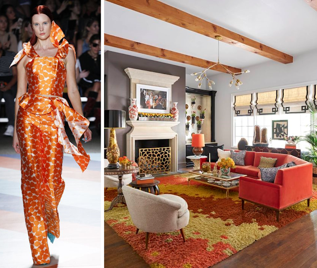 NYFW runway-to-room pairings show boho's in full swing - Christian Siriano You found these photos at www.BoHoHome.com @bohosusan. Captions include full photo credits.