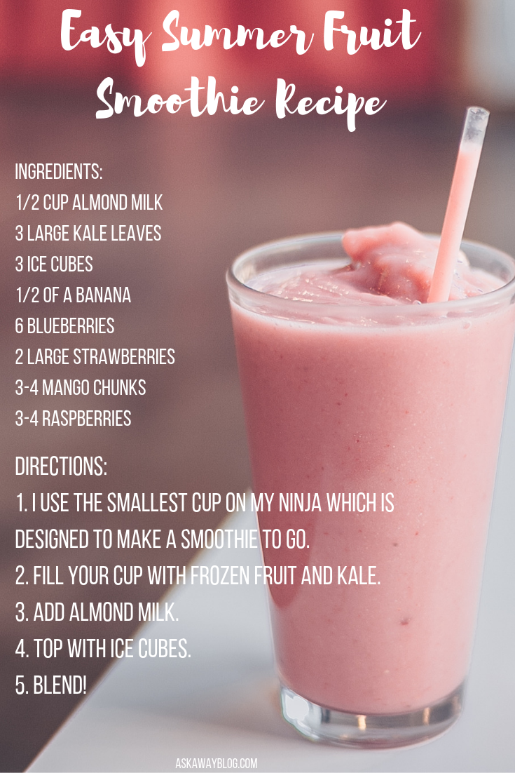 Smoothie Recipes With Frozen Fruit And Almond Milk