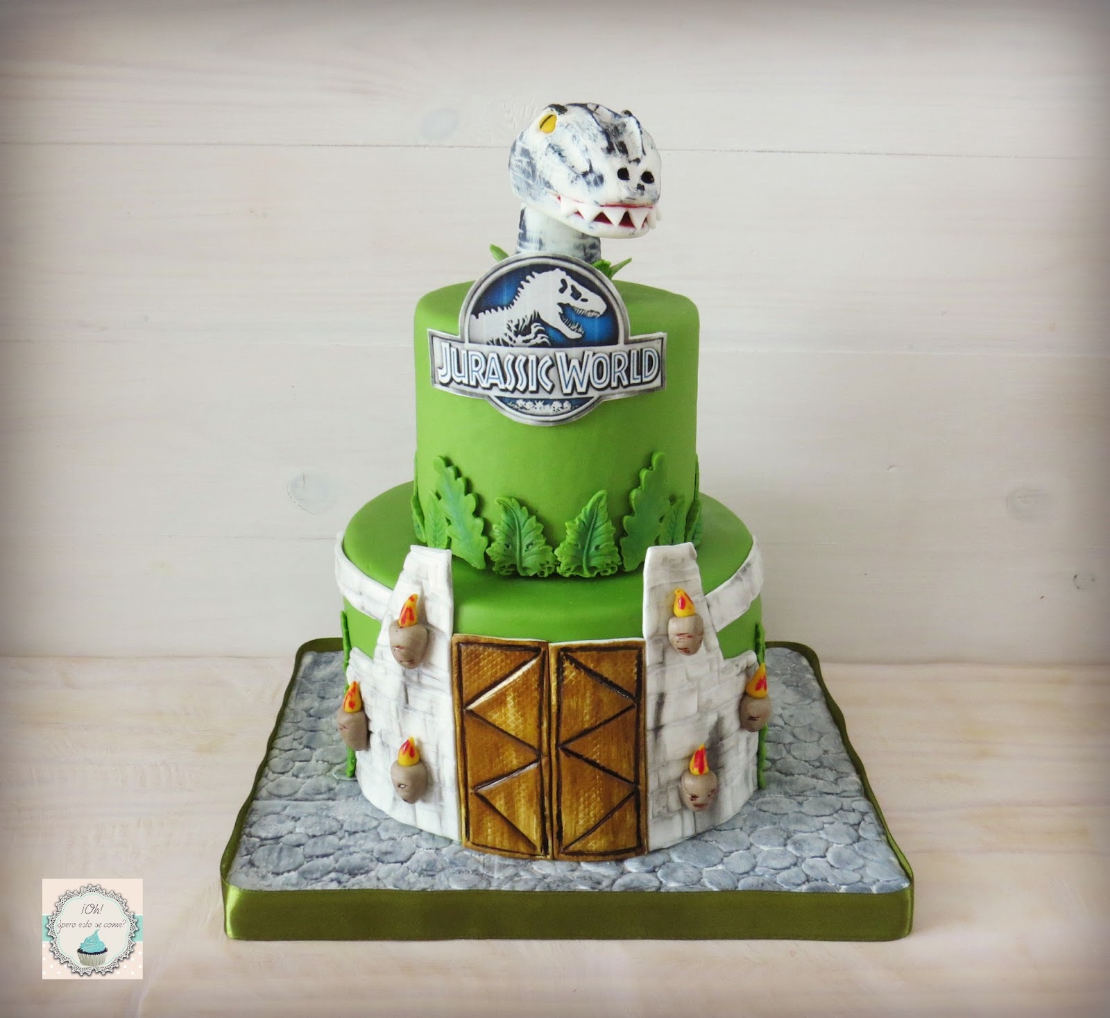 Oh, ?pero esto se come?: Tarta Jurassic World