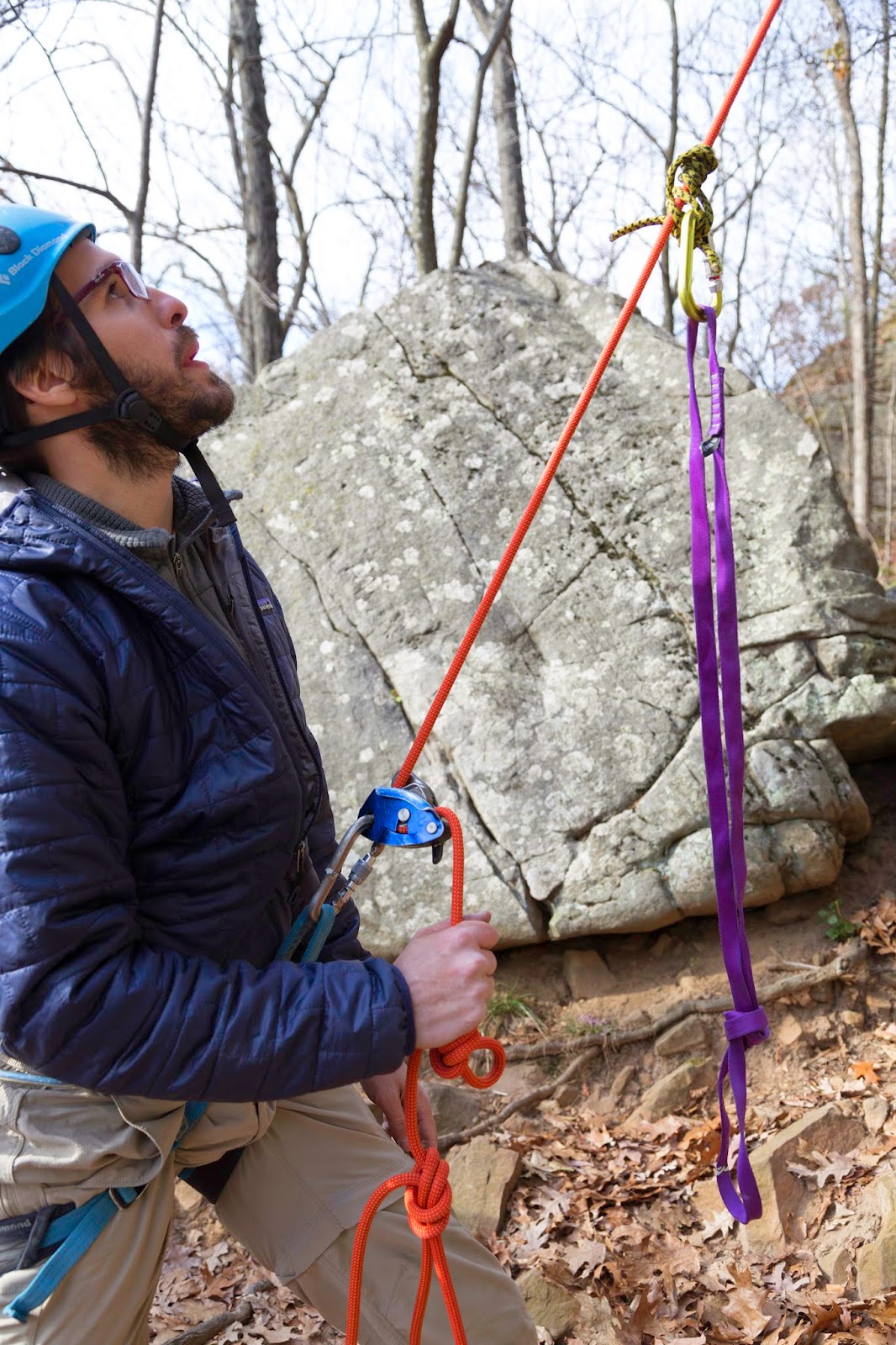 American Alpine Institute Climbing Blog Counter Ascending a Rope to