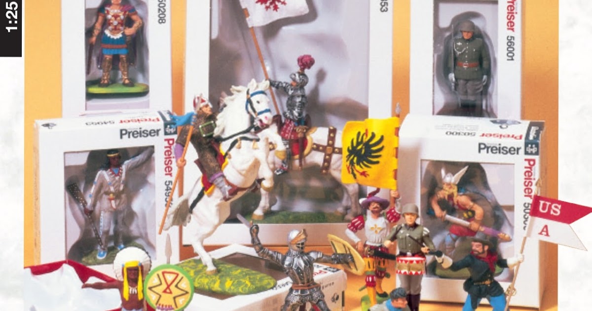 Toy soldiers and real battles Elastolin figure catalog from Preiser (pdf)