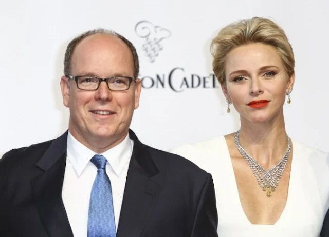Prince Albert II of Monaco and Princess Charlene of Monaco attend the opening ceremony of the 56th Monte Carlo Television Festival