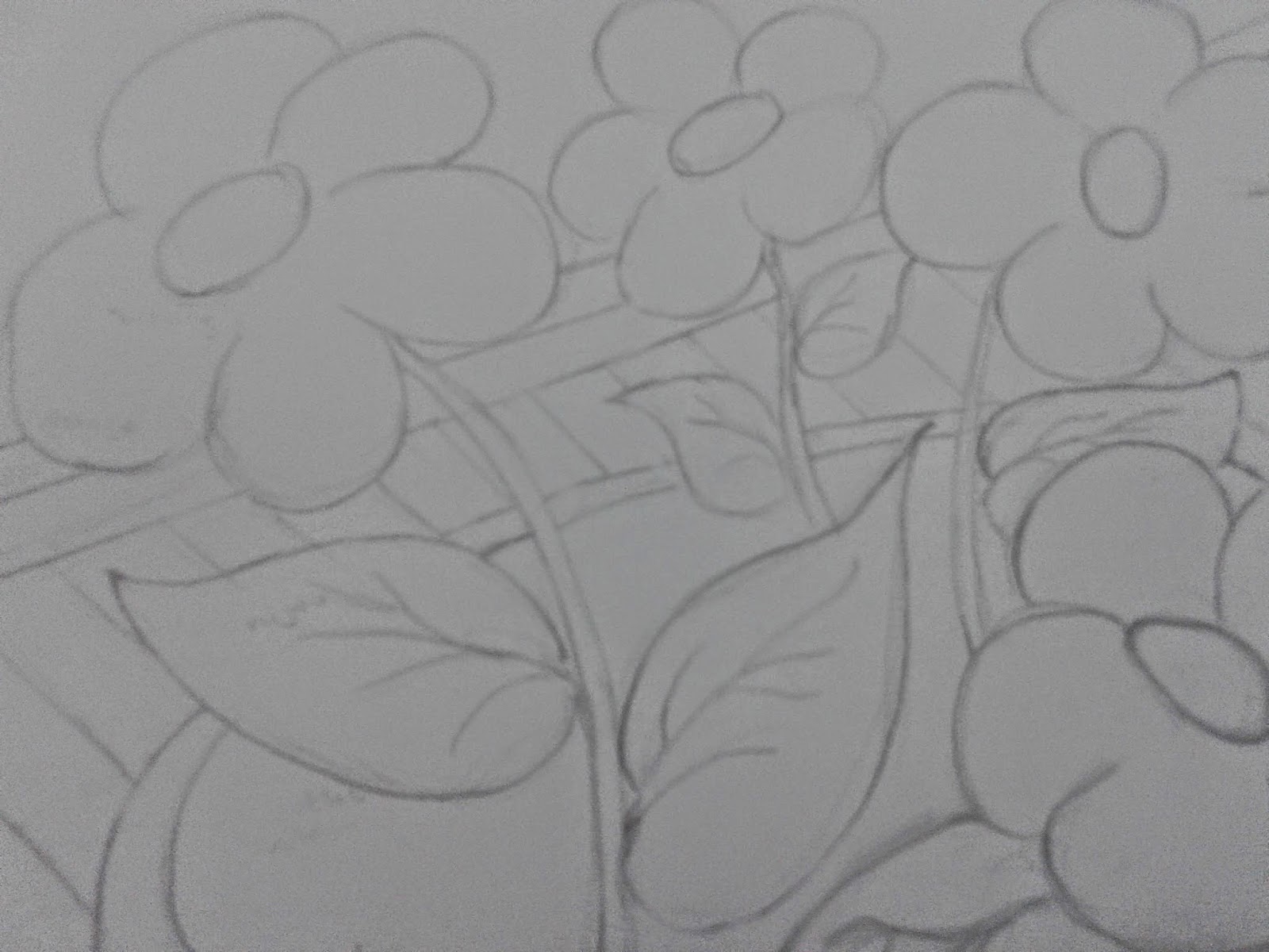Kumpulan Sketsa  Gambar  Mozaik  Bunga  Sketsabaru