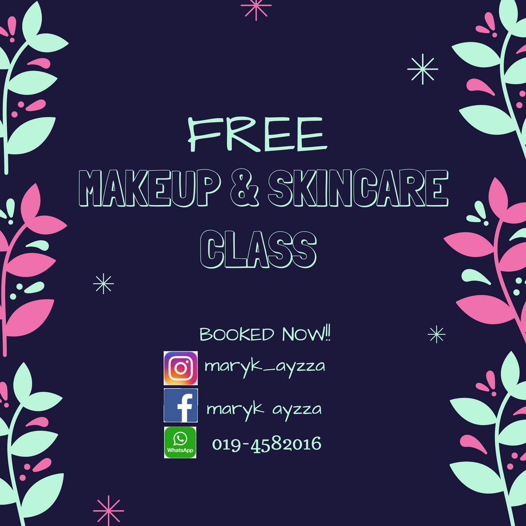 FREE MAKEUP & SKINCARE CLASS