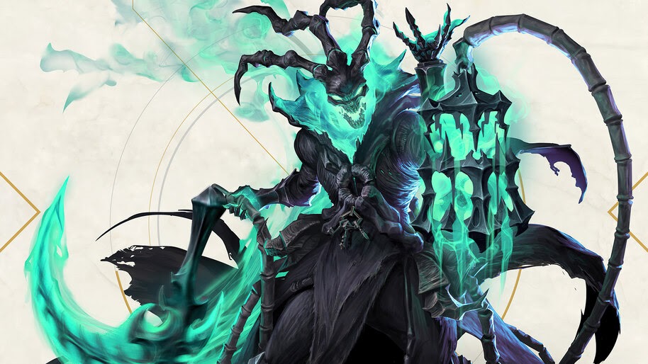 thresh league of legends statue