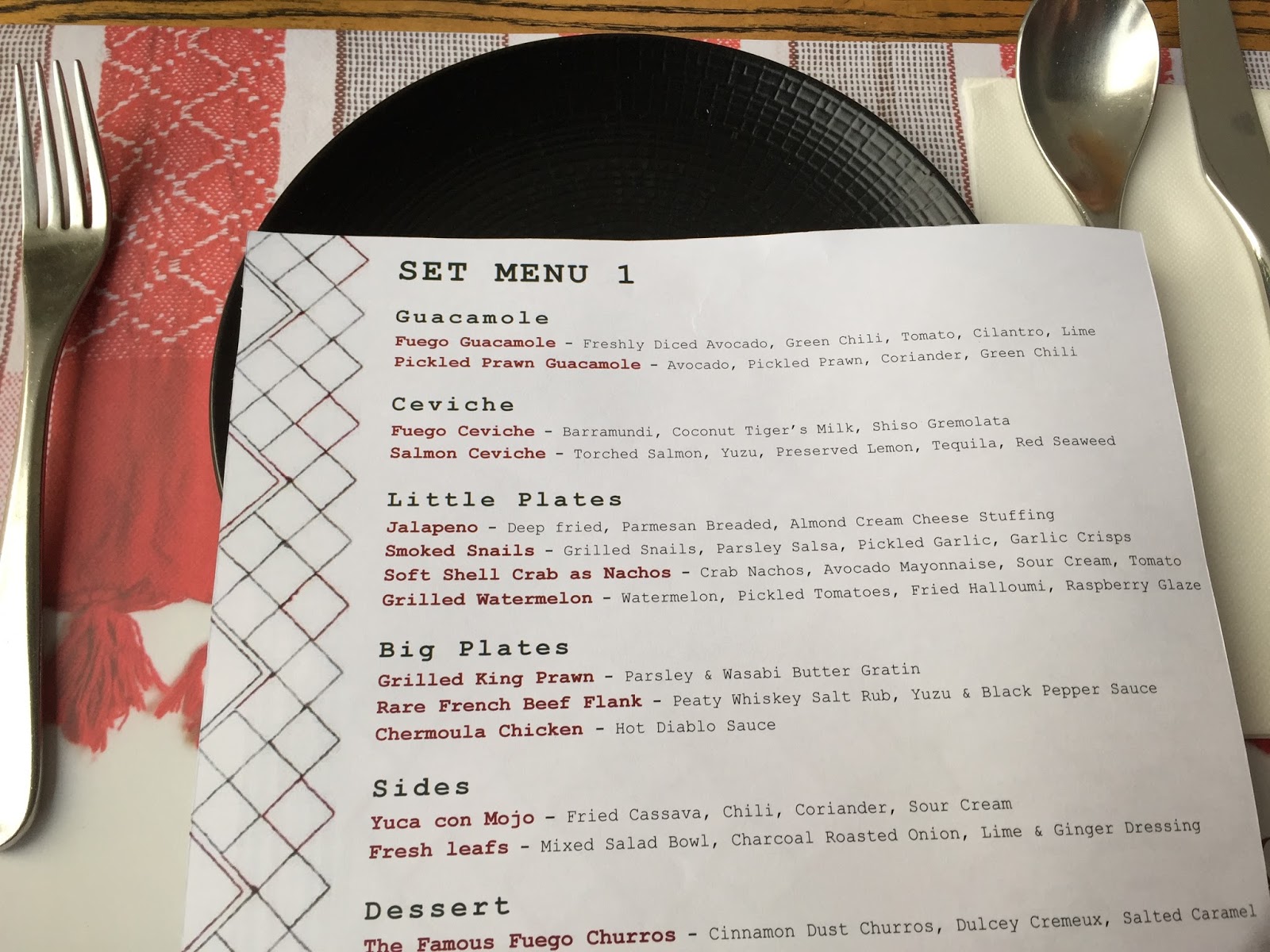 fuego kl menu price