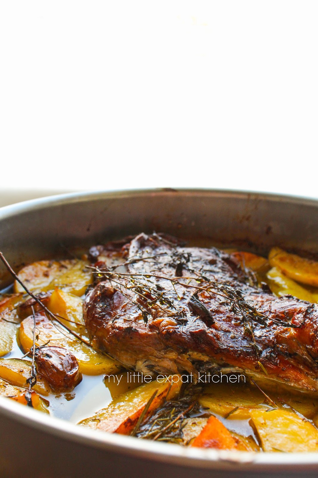 My Little Expat Kitchen Greek slowroasted lamb shoulder with potatoes