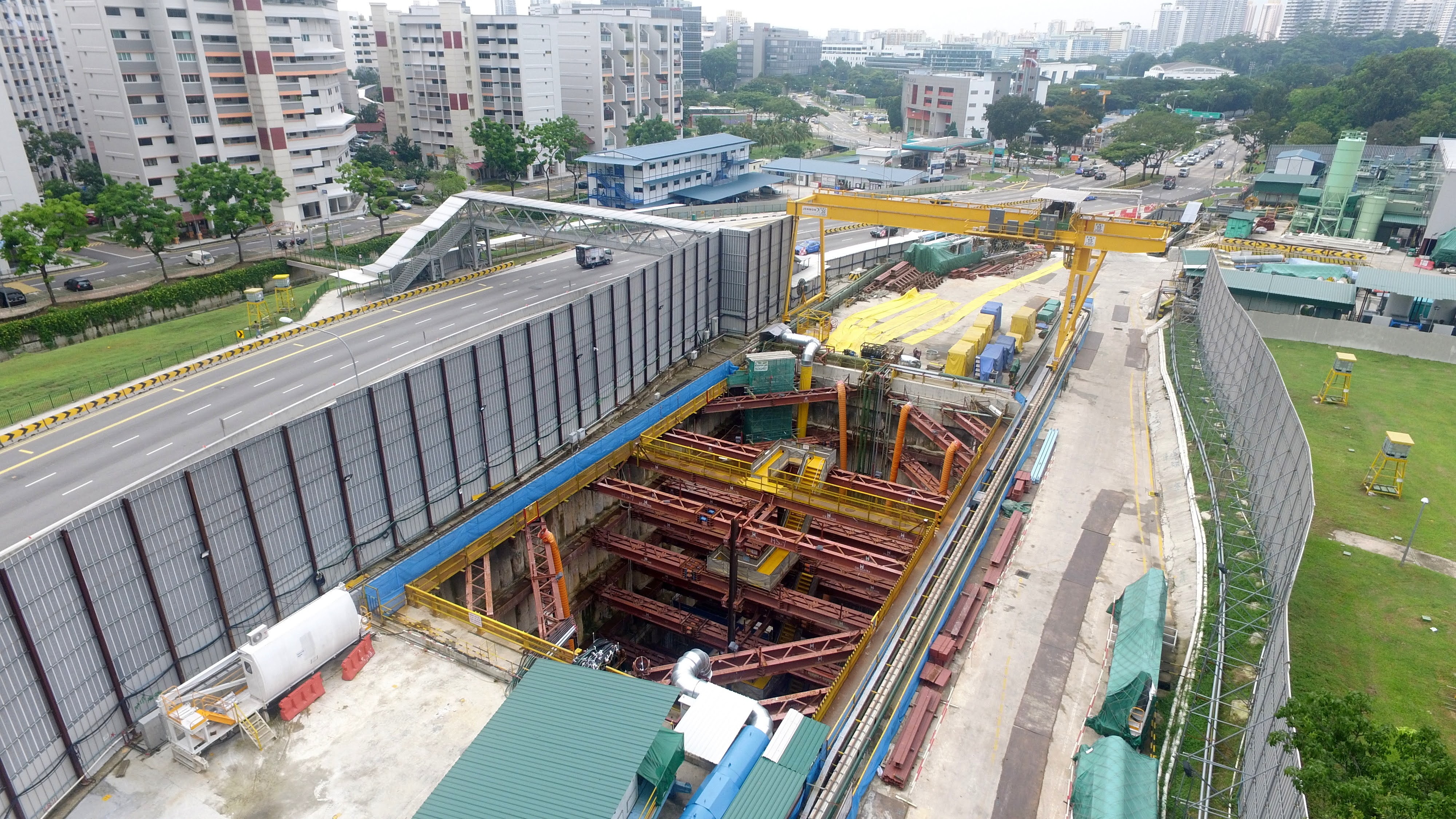 Thomson Line Construction Piling at Upper Thomson