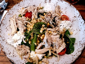The Resident, poached chicken salad