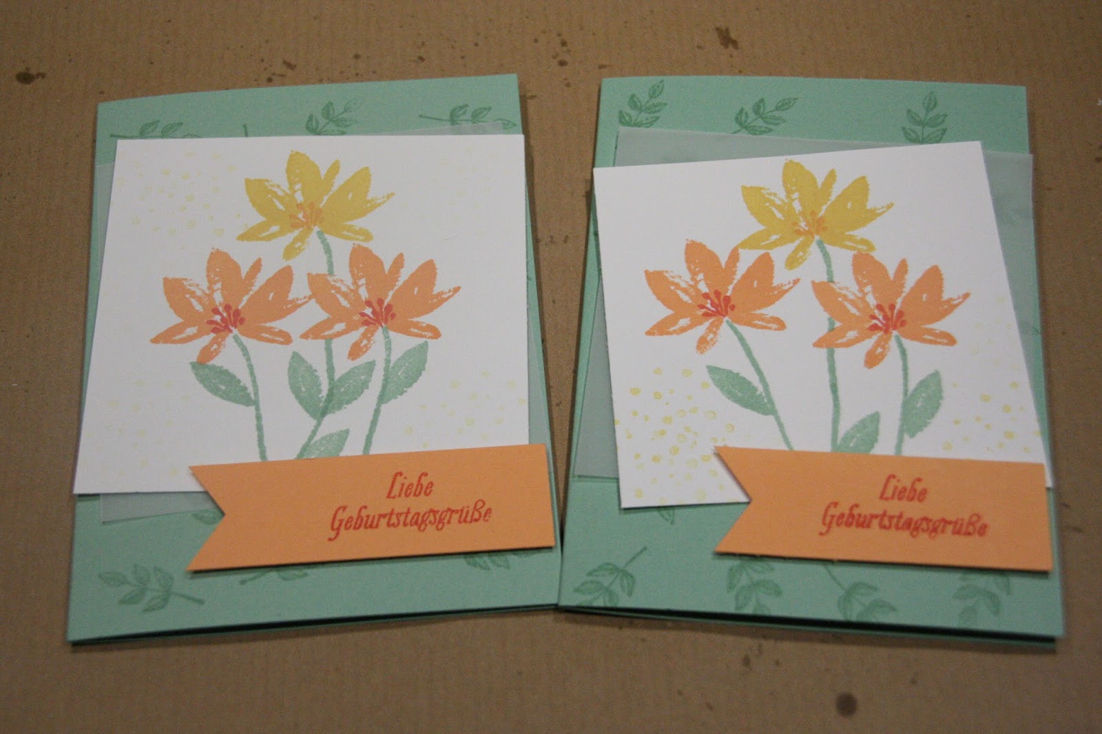 Stempelkeller: Geburtstagskarten mit Blumen