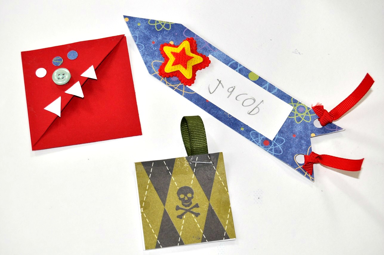 easy kids bookmarks {michaels unplugged summer challenge} Little