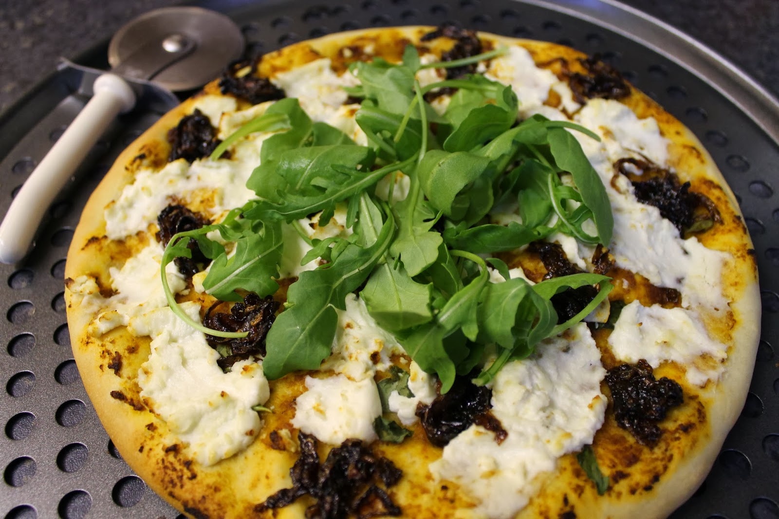 We Don't Eat Anything With A Face Goat's Cheese and Caramelised Onion