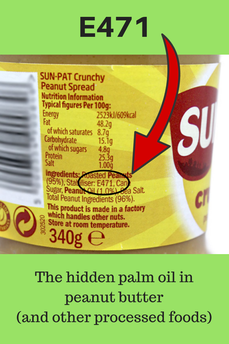 A Green and Rosie Life E471 the hidden palm oil in peanut butter