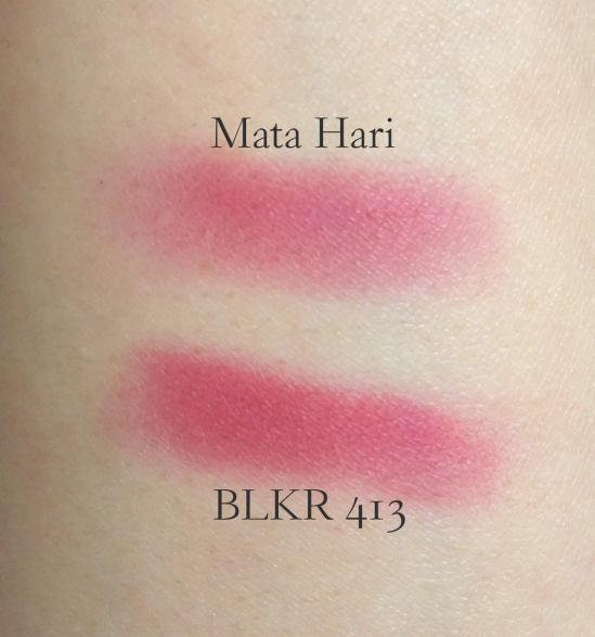 NARS Blush Mata Hari vs BLKR 413