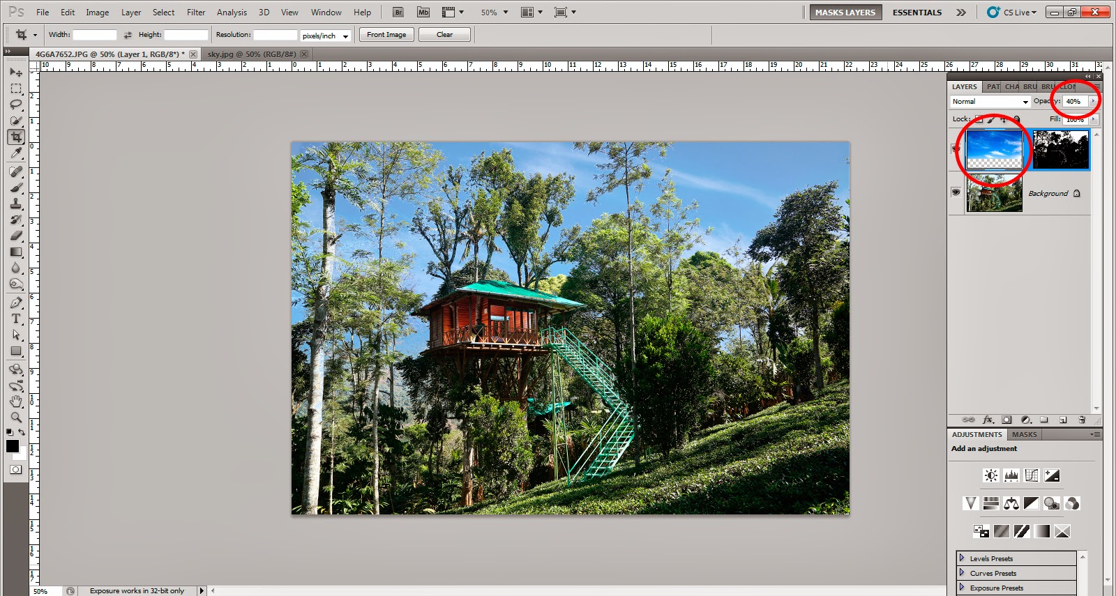 how to replace sky in photoshop
