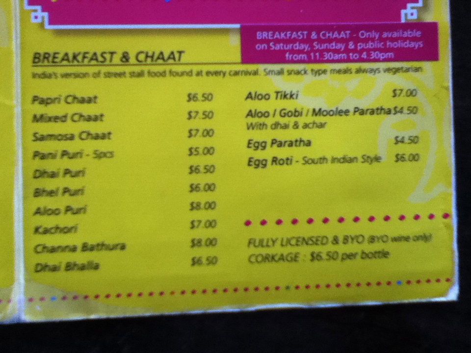 Mela Restaurant Perth Menu Mela Restaurant Perth Menu