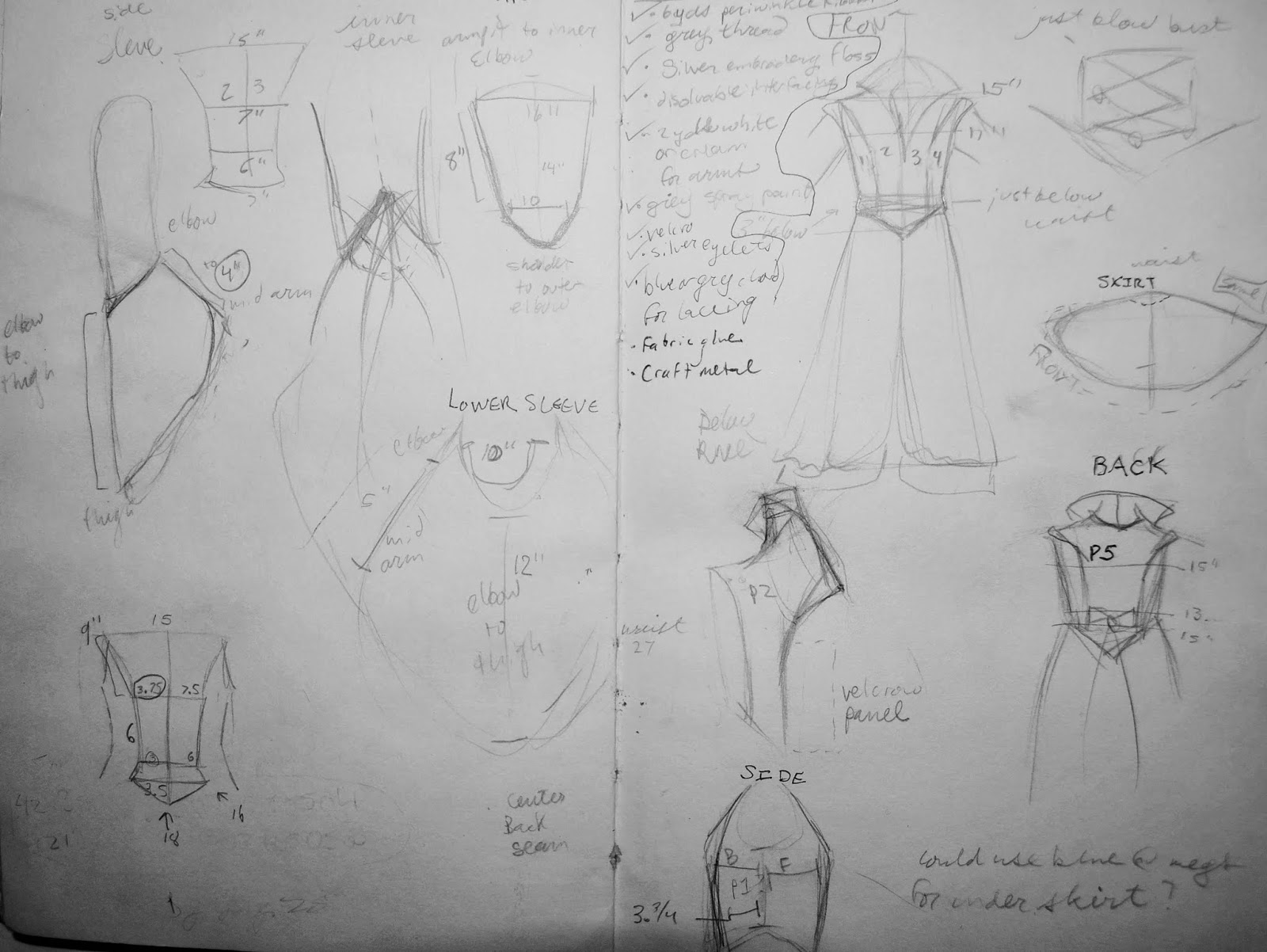 Costumes, crafts, and crying: LotR: Arwen chase scene dress