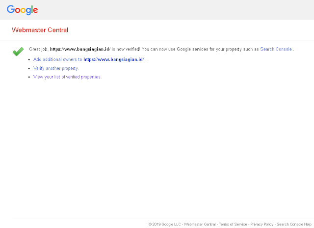Cara Verifikasi Blog di Google Webmaster Tools Cara Verifikasi Blog di Google Webmaster Tools