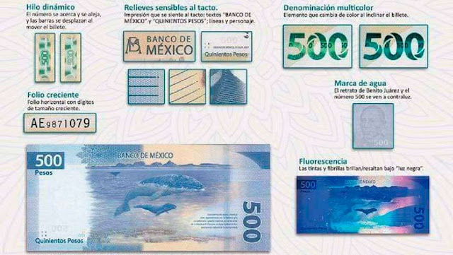 Así se identifican los billetes falsos de 500