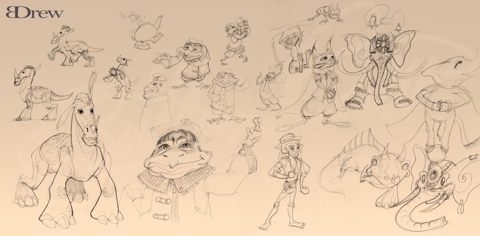 Sketchbook: Brittany Drew — polycount