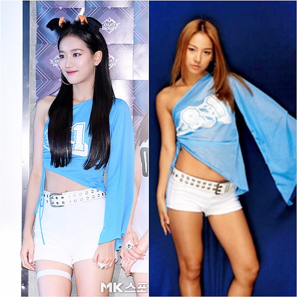 에이프릴 이효리 의상 오마주 | 인스티즈