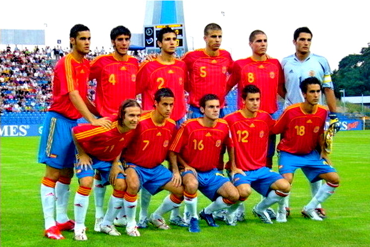 ESPAÑA SUB 19 contra Sub 19 29/07/2006 Campeona de Europa