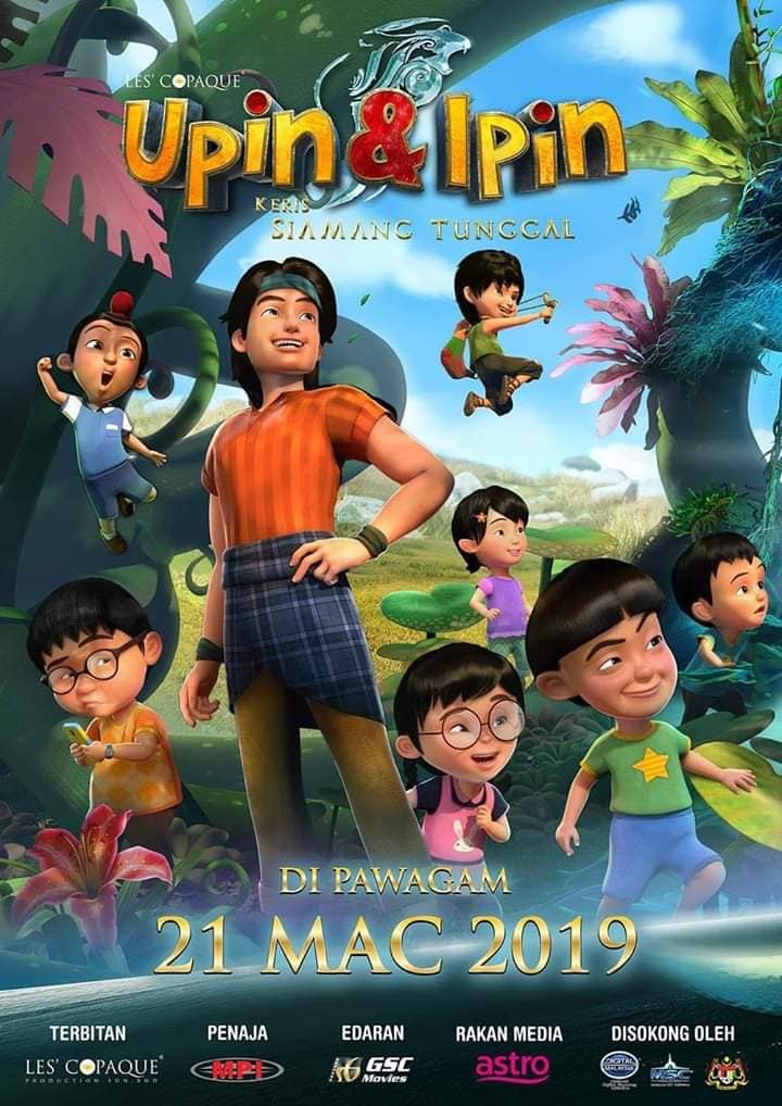 perkongsian trivia menarik filem upin ipin keris siamang tunggal
