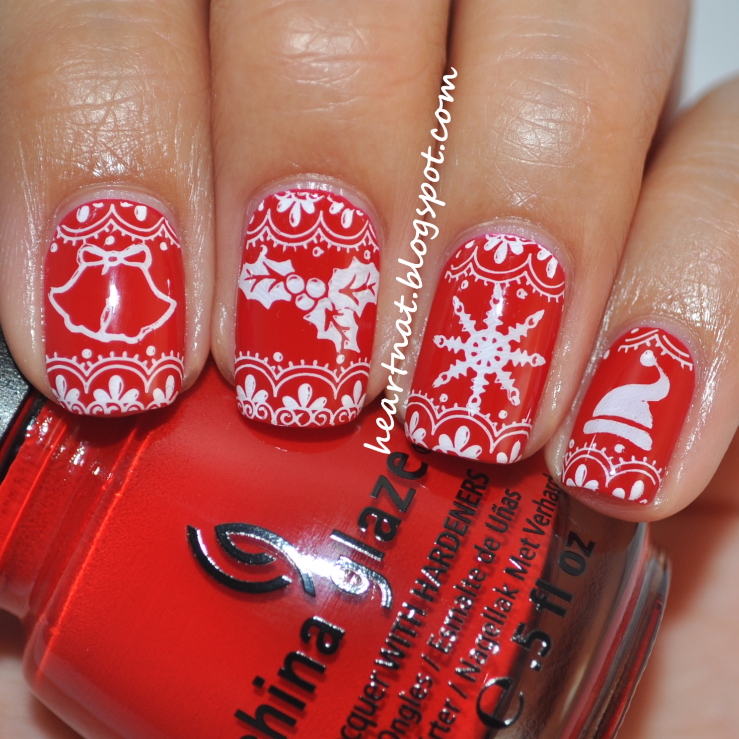 sweater nails christmas