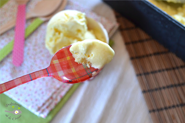 HELADO CREMOSO DE MANGO CASERO HELADO CREMOSO DE MANGO CASERO