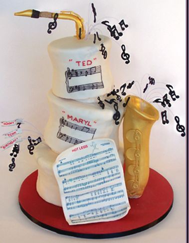 Original Cakes for Music Lovers. 
