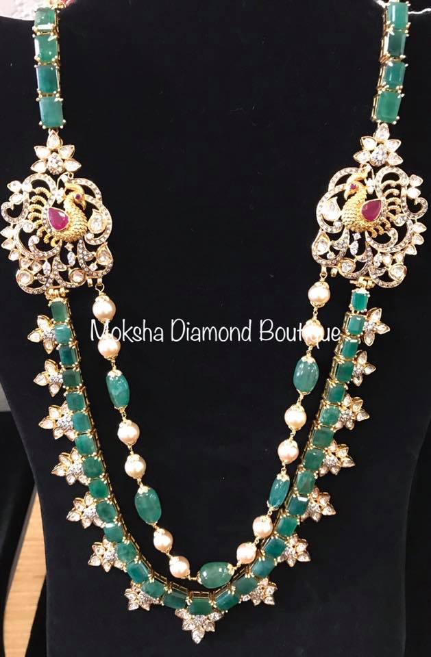 Emerald Necklaces by Moksha Diamonds Emerald Necklaces by Moksha Diamonds