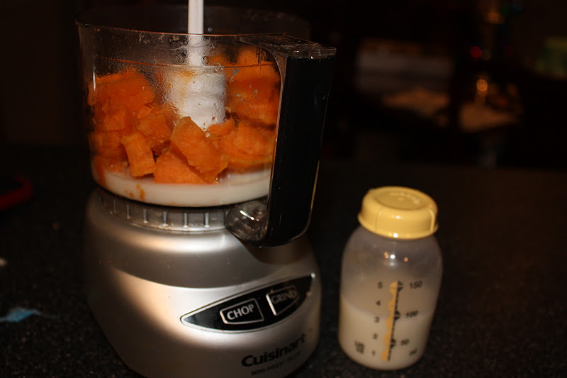The Adventures of Mr. and Mrs. Smith: Homemade Sweet Potato Baby Food