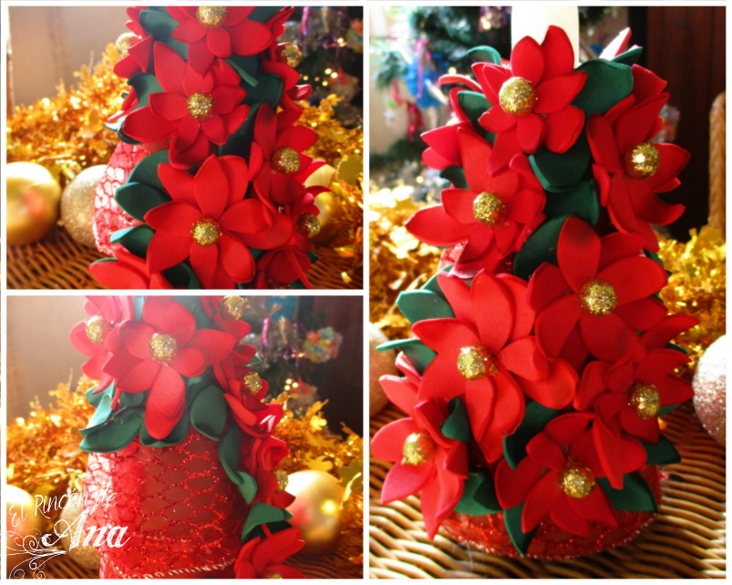 Portavelas navideño 