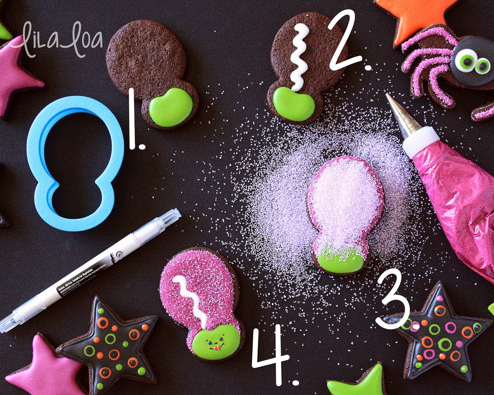 Bride of Frankenstein Cookies