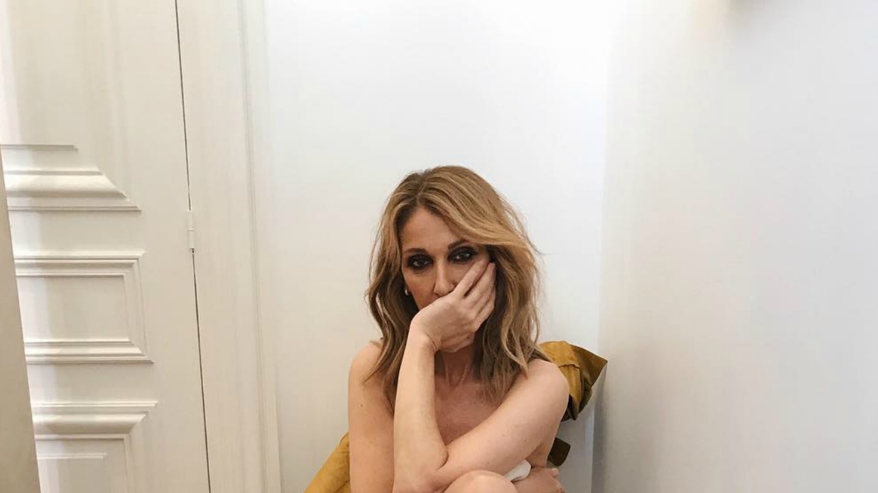 Celine Dion goes completely naked for racy Instagram shot.