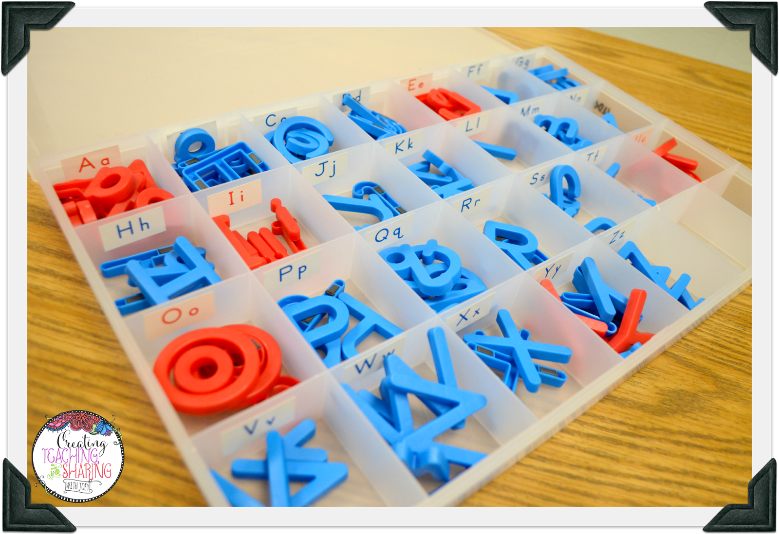 Alphabet Organizer Students create an alphabet book or alphabet chart