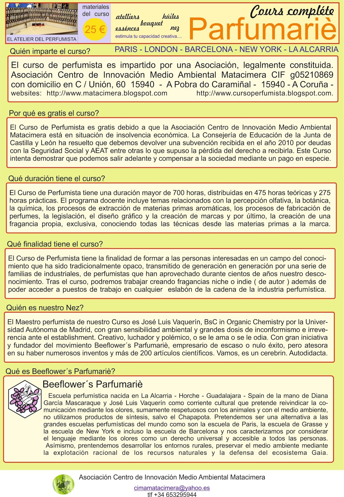 Curso de perfumista