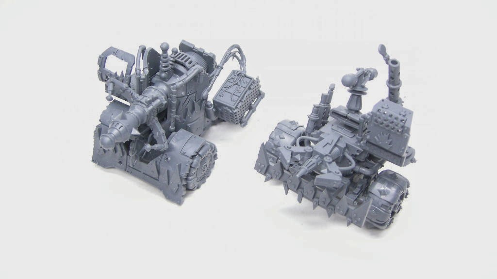 Watching Paint Dry Mek Gun and Trukk Kitbash (1+1=4)