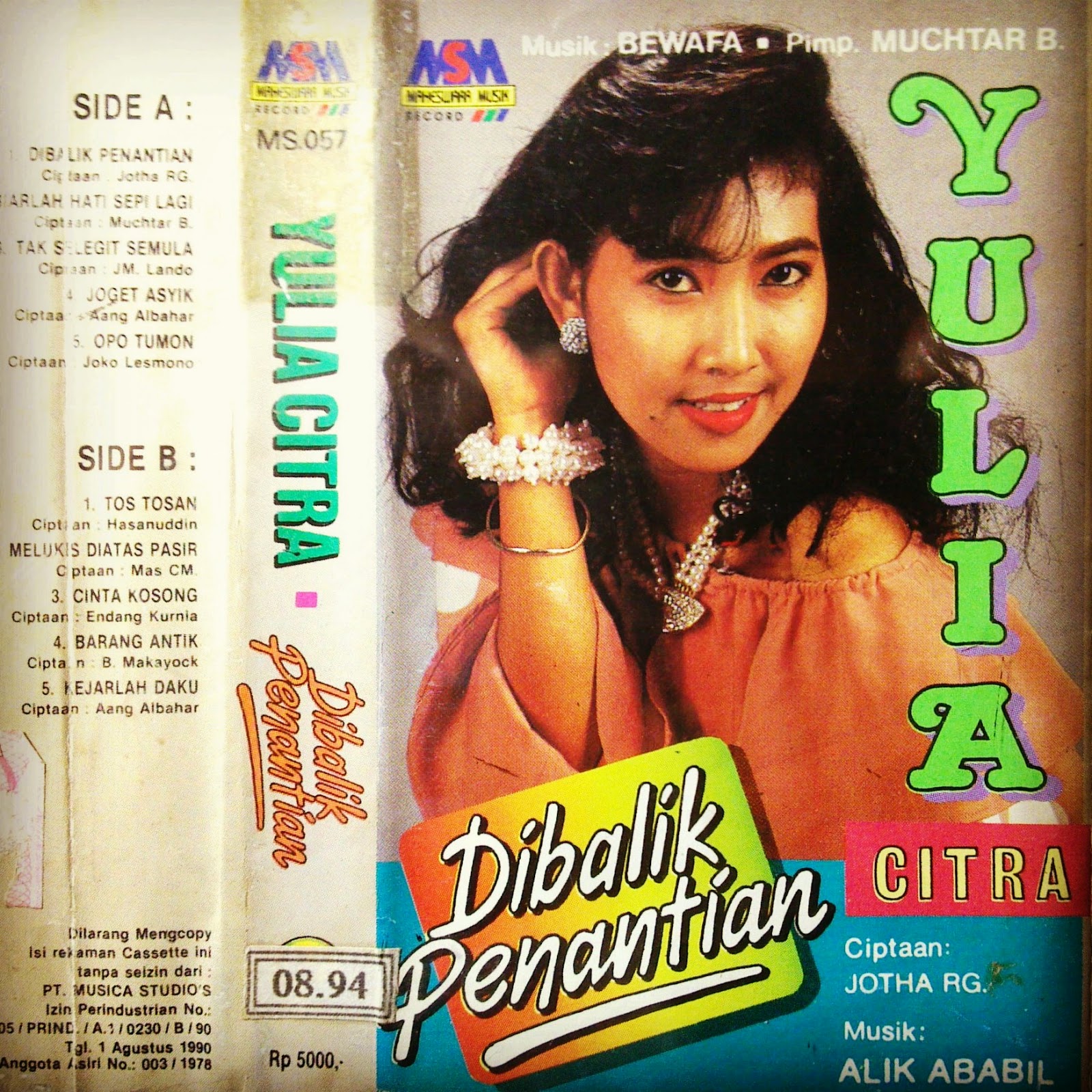 Yulia Citra - Dibalik Penantian 1995 Maheswara Musik | MY MUSIK
