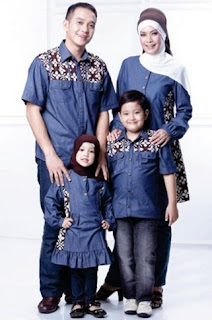 Baju sarimbit batik kombinasi casual Baju sarimbit batik kombinasi casual