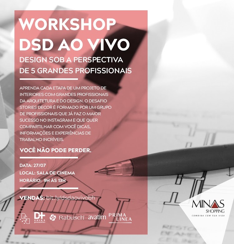 Minas Shopping promove workshop com designers de interiores