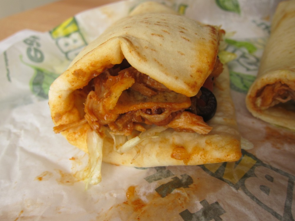 Subway Chicken Enchilada Melt 2022