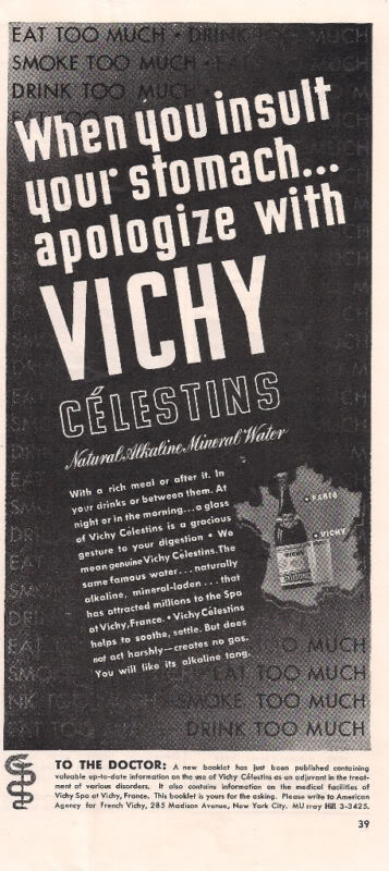 27 March 1940 worldwartwo.filminspector.com Vichy water ad NY Times